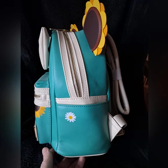 Exclusive Sunflower Loungefly Mini Backpack - Picture 2 of 5